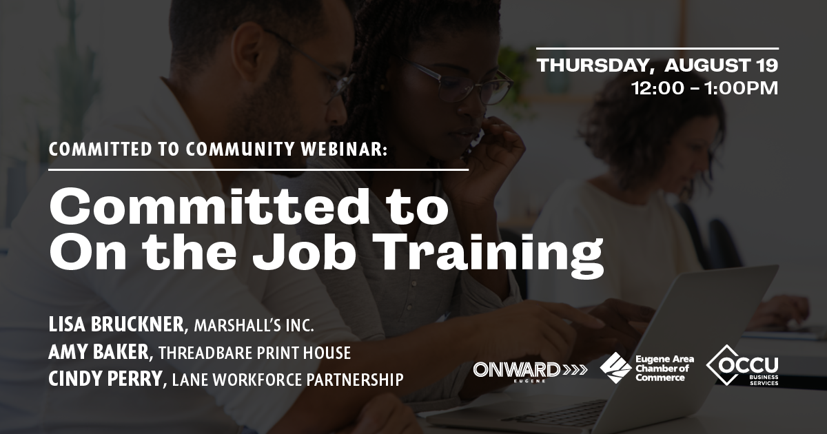 Committed to Community Webinar: On the Job Training